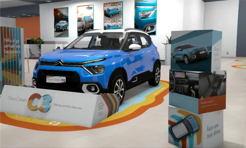 Go to a virtual dealership to learn more about the new Citroen C3