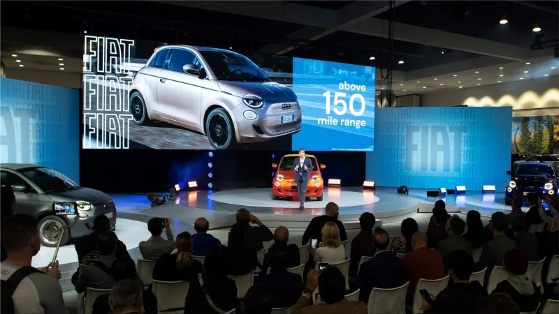 Fiat 500e electric car
