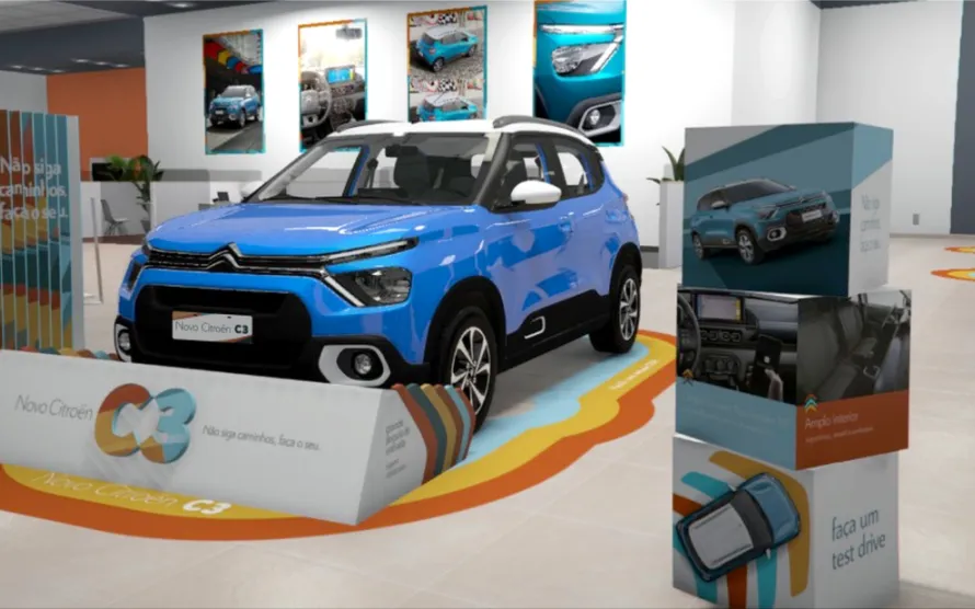 Go to a virtual dealership to learn more about the new Citroen C3