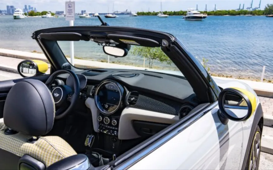 MINI Cooper SE electric convertible car