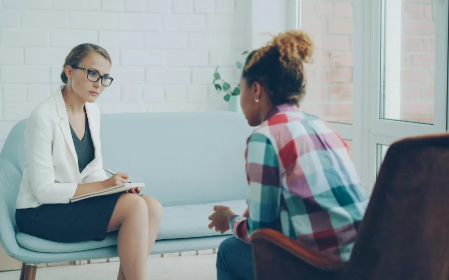 Therapist meeting for a website