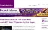 Purple Articles