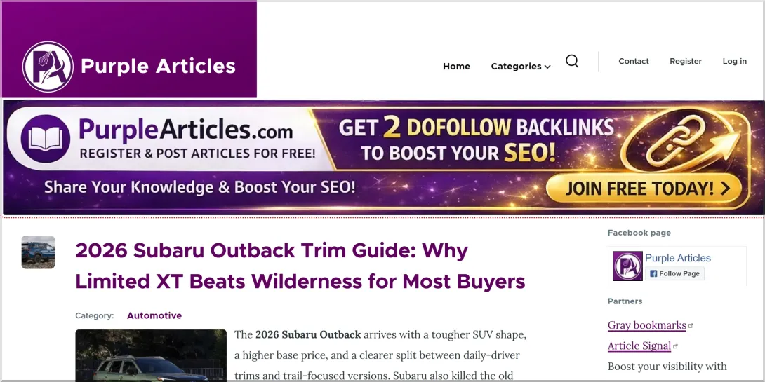 Purple Articles